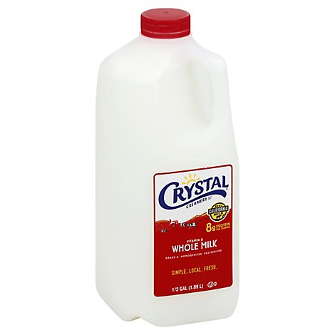 Crystal Whole Milk - Half Gallon