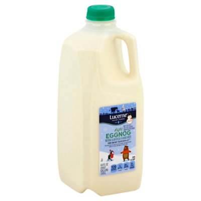 Lucerne Eggnog Holiday Light Half Gallon - 64 Fl. Oz.