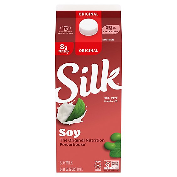 Silk Soymilk Original - 64 Fl. Oz.