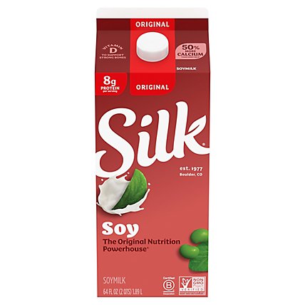 Silk Original Soy Milk - 0.5 Gallon - Image 1