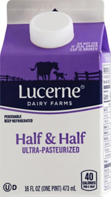 Lucerne Half And Half - 16 Fl. Oz. - Image 2