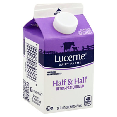 Lucerne Half And Half - 16 Fl. Oz. - Image 1