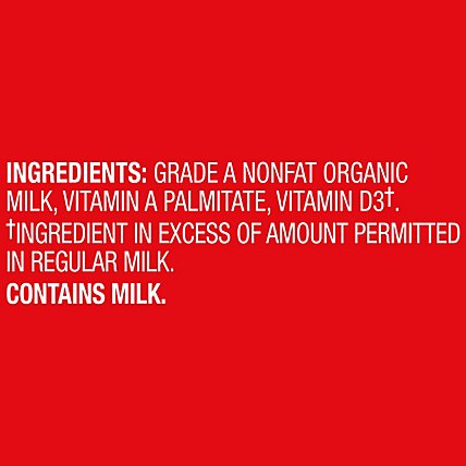 Horizon Organic Milk Fat Free Half Gallon - 64 Fl. Oz. - Image 5