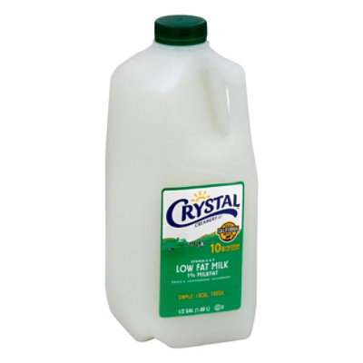 Crystal Milk Lowfat 1% - Half Gallon