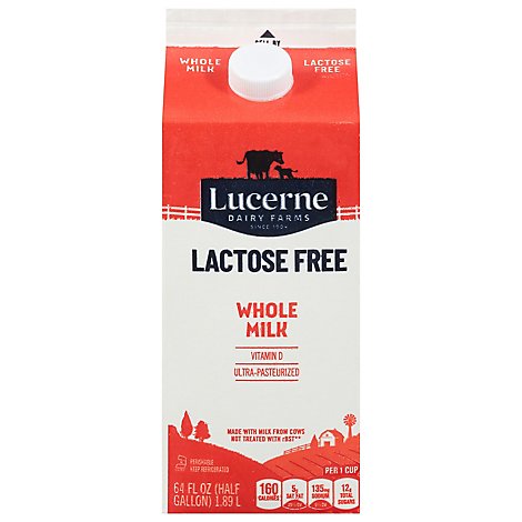 Lucerne Milk Lactose Free - 64 Fl. Oz.