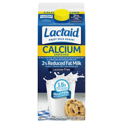 Lactaid 2% Reduced Fat Milk Calcium Enriched - 64 Oz - Vons