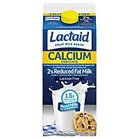 Lactaid Milk Reduced Fat 2% Calcium Enriched Half Gallon - 1.89 Liter - Image 1
