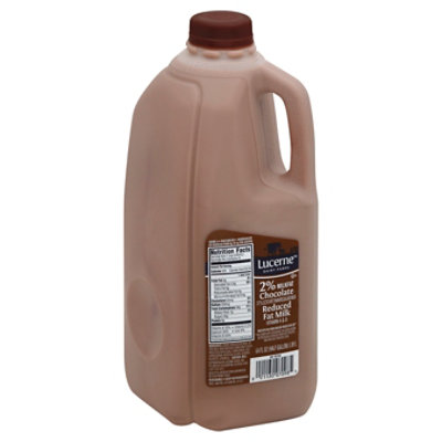 Lucerne Milk Reduced Fat 2 Milkfat Chocolate Half Gallon 64 Fl. Oz