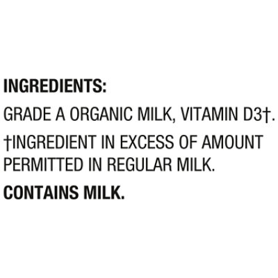 Horizon Organic Whole High Vitamin D Milk - 0.5 Gallon - Image 5