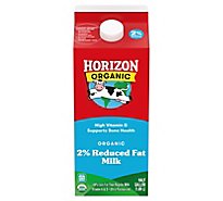 Horizon Organic 2% Reduced Fat Milk Half Gallon - 64 Fl. Oz.