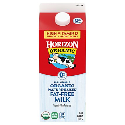 Horizon Organic Milk Fat Free Half Gallon - 64 Fl. Oz. - Image 2