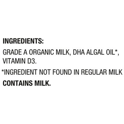 Horizon Organic Whole DHA Omega-3 Milk Carton - 0.5 Gallon - Image 5