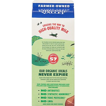 Organic Valley Milk Organic Reduced 2% Milk Fat - Half Gallon - Image 3