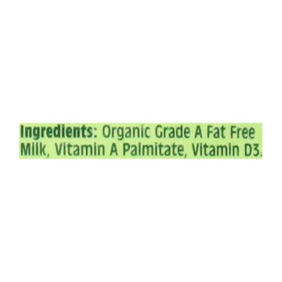 Organic Valley Milk Organic Fat Free - Half Gallon - Image 4