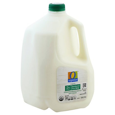 O Organics Organic Milk Reduced Fat 2% Milkfat - 1 Gallon