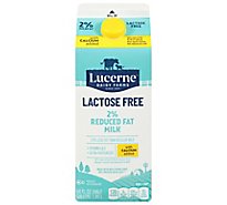 Lucerne Milk Lactose Free Reduced Fat 2% Calcium Enriched - Half Gallon