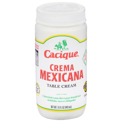 Cacique Mexicana Crema Table Cream - 15 Fl. Oz. - Andronico's