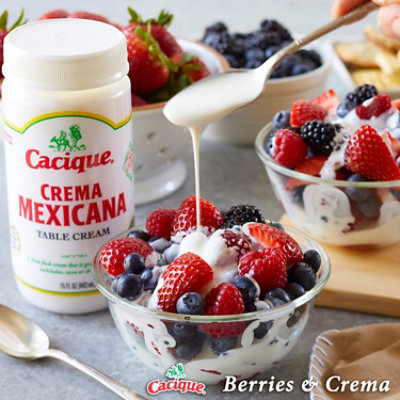 Cacique Mexicana Crema Table Cream - 15 Fl. Oz. - Image 6