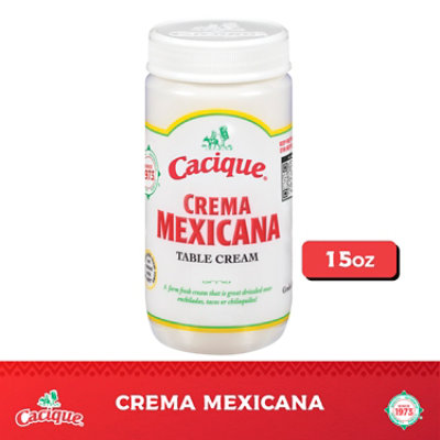 Cacique Mexicana Crema Table Cream - 15 Fl. Oz. - Image 2