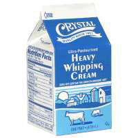 Crystal Whipping Cream Heavy 1 Pint - 16 Fl. Oz.