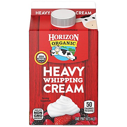 Horizon Organic Whipping Cream Heavy - 1 Pint - Image 2