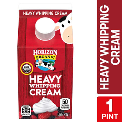 Horizon Organic Heavy Whipping Cream Pint - Each - Image 1