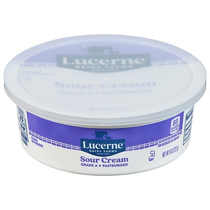 Lucerne Sour Cream - 8 Oz - Image 1