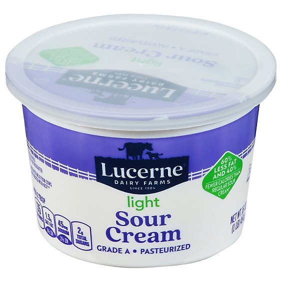 Lucerne Sour Cream Light - 16 Oz