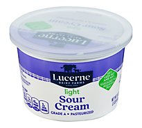 Lucerne Sour Cream Light - 16 Oz