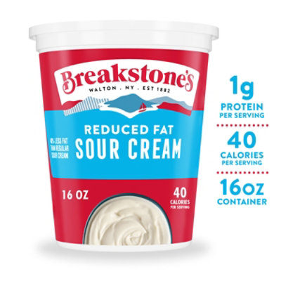 Breakstones Sour Cream Reduced Fat - 16 Oz - Image 2