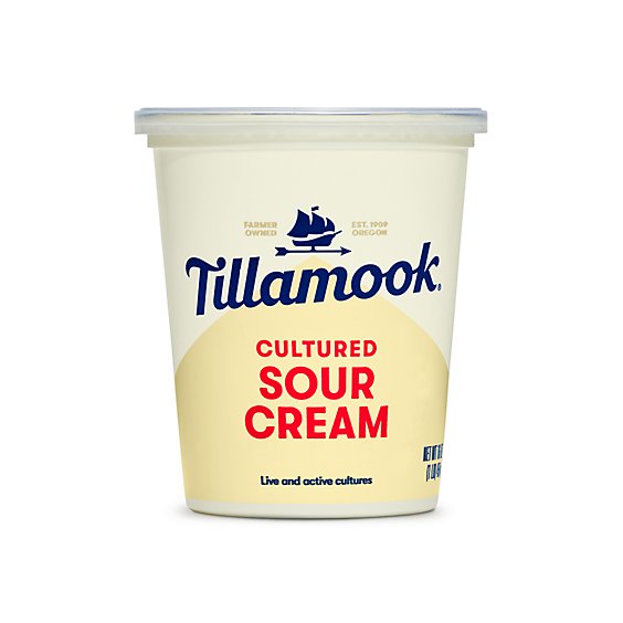 Tillamook Cultured Sour Cream - 16 Oz