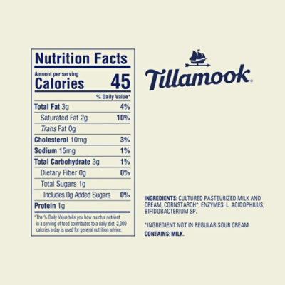 Tillamook Cultured Reduced Fat Sour Cream - 16 Oz - Image 6