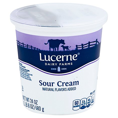 Lucerne Sour Cream - 24 Oz