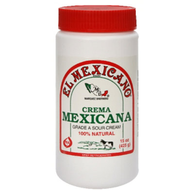 Calories in Cacique Crema Mexicana Agria and Nutrition Facts