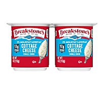 Breakstones Cottage Cheese Snack Size Small Curd Lowfat 2% - 4-4 Oz