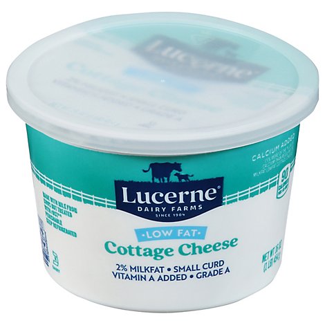Lucerne Cottage Cheese Lowfat 2% Calcium Fortified - 16 Oz