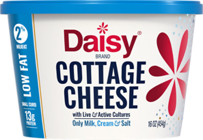 Daisy Cheese Cottage Small Curd 2% Milkfat Low Fat - 16 Oz