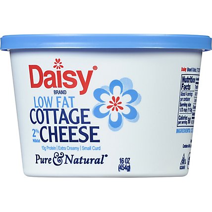 Daisy Cheese Cottage Small Curd 2% Milkfat Low Fat - 16 Oz - Image 6