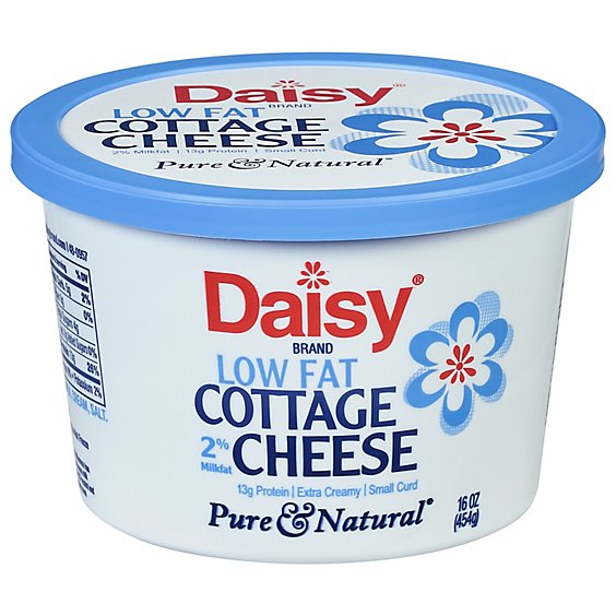 Daisy Cheese Cottage Small Curd 2% Milkfat Low Fat - 16 Oz