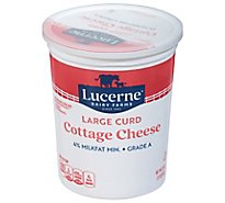 Lucerne Cottage Cheese 4% Large Curd - 32 Oz