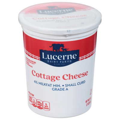 Lucerne Cottage Cheese 4% Small Curd - 32 Oz - Image 4