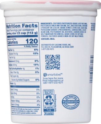 Lucerne Cottage Cheese 4% Small Curd - 32 Oz - Image 7