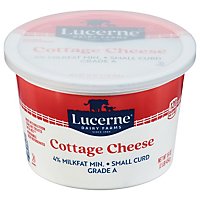 Lucerne Cheese Cottage Small Curd 4% Milkfat Min. - 16 Oz