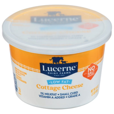 Lucerne Cheese Cottage Small Curd Lowfat 1% Milkfat - 16 Oz - Image 3