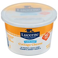 Lucerne Cheese Cottage Small Curd Lowfat 1% Milkfat - 16 Oz - Image 2
