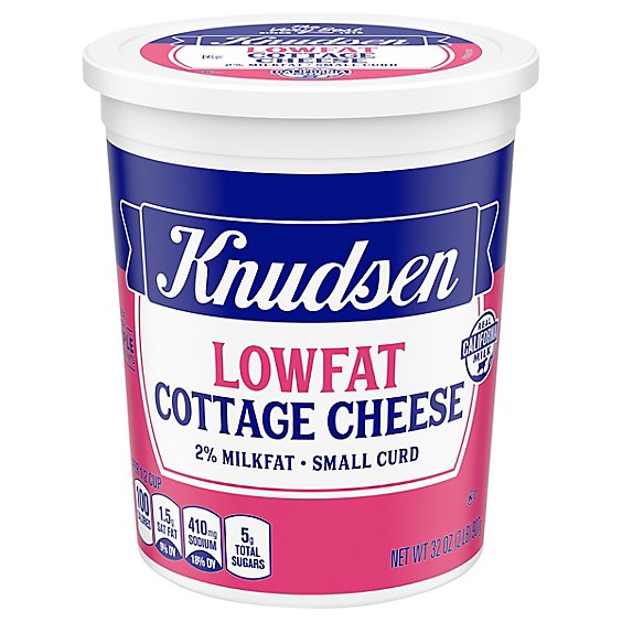 Knudsen Cottage Cheese Reduced Fat 2% Milk Fat - 32 Oz