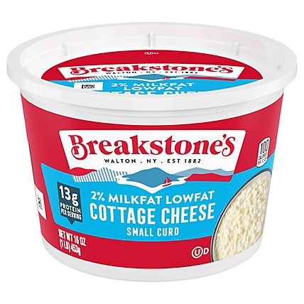 Breakstones Cottage Cheese Small Curd 2% Milkfat Lowfat - 16 Oz - Image 3