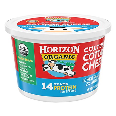 Horizon Organic Cottage Cheese Low Fat - 16 Oz