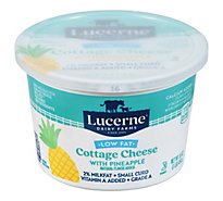 Lucerne Cottage Cheese Lowfat 2% Calcium Fortified Pineapple - 16 Oz