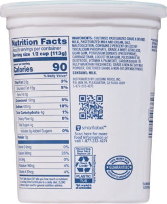 Lucerne Cottage Cheese Lowfat 2% Calcium Fortified - 32 Oz - Image 6